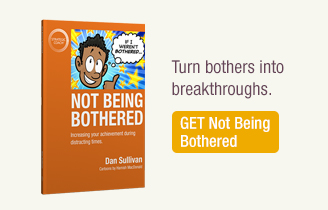 Turn bothers into breakthroughs. Get Not Being Bothered.